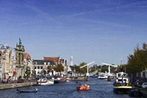 Spaarne in de zomer